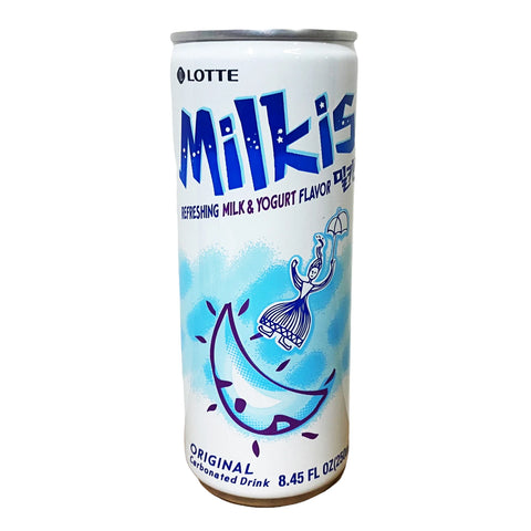 韩国乐天乳酸菌味碳酸饮料 250ml Milkis Soft Drink (can)