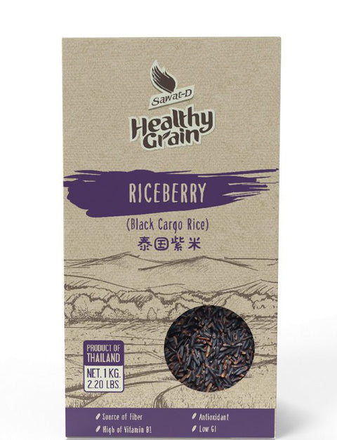 Healthy Grain 泰国紫米 1kg Black cargo rice
