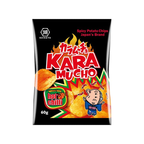 湖池屋 日本香辣味薯片 60g Potato Chips Karamucho Chili