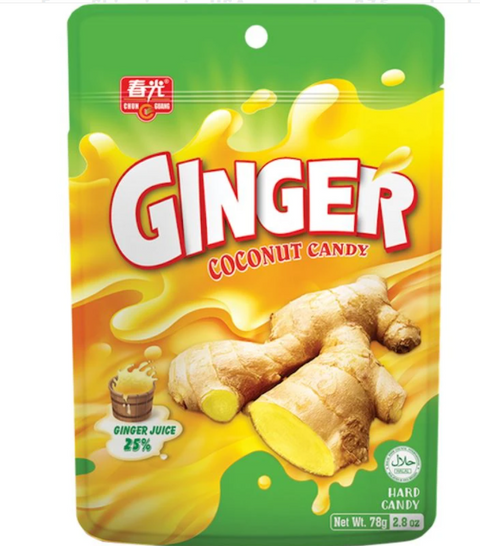 春光生姜椰子糖 78g Ginger Coconut Candy