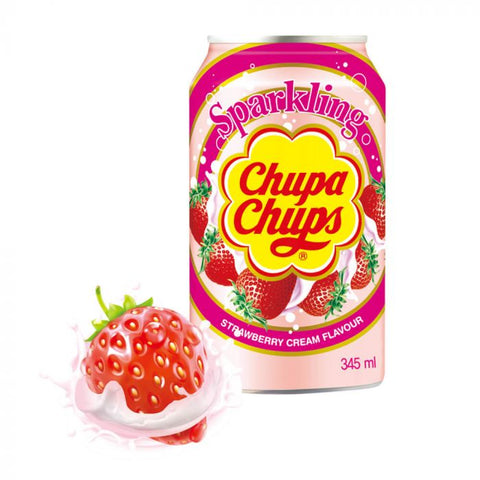 草莓奶油味苏打水 345ml Soda Strawberry&Cream