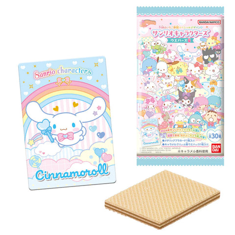 Bandai Wafer Biscuits Food Play Sanrio Card 14g Bandai Sanrio Characters Card Wafer 6