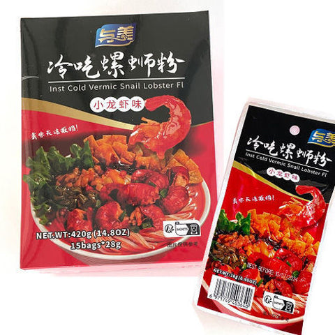YUMEI cold snail noodles crawfish flavor 420g
