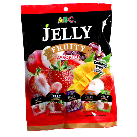 ABC 果冻包热带水果混合口味 240g Jelly Pouches Tropical Fruit