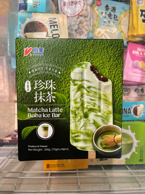 Ice Bar Boba Matcha Latte 300g 4pcs