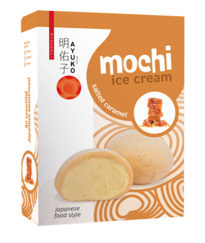 AYUKO 麻薯冰淇淋 冰咸焦糖味 180g Mochi Ice Salted Caramel