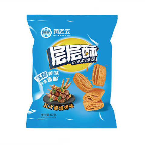 Huanglao five-layer crispy barbecue flavor 60g