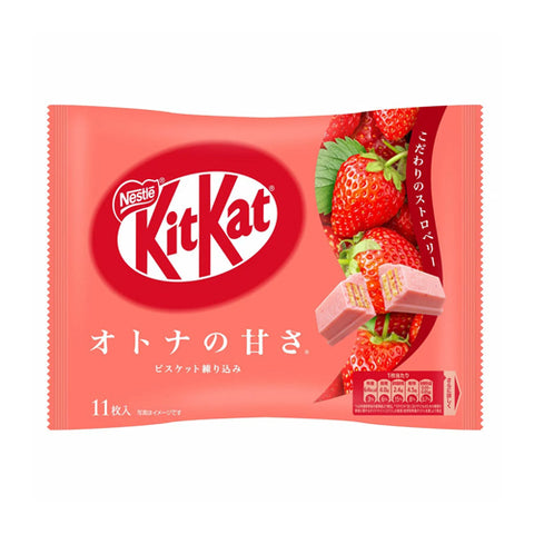 日本雀巢奇巧草莓味威化饼 124.3g Nestle kitkat mini strawberry 10p