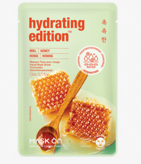 Mask on 蜂蜜保湿面膜 30g facial mask with honey, moisturizing sheet mask