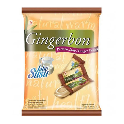 Gingerbon Milky Ginger Candy 100g ginger bonbons jahe suu
