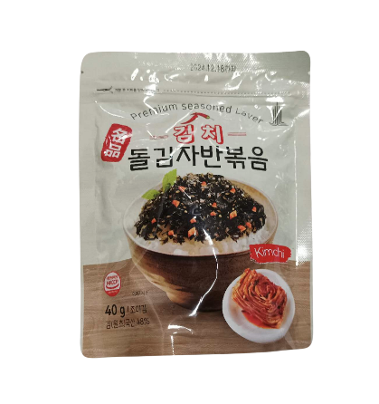 Korean bibimbap with chopped seaweed/crushed seaweed and kimchi flavor 40g