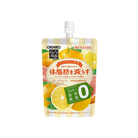 Orihiro prunto plus konjac jelly grapefruit flavor 130g