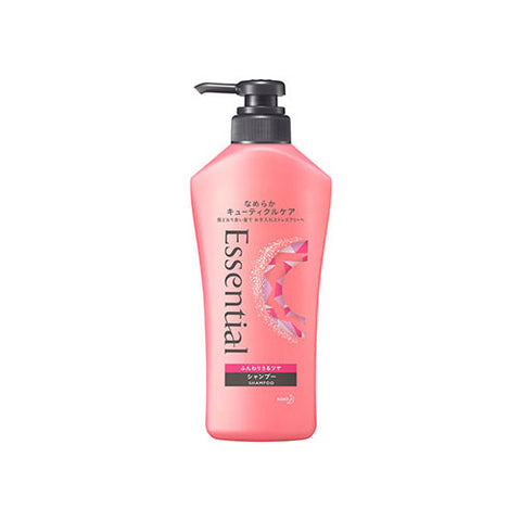KAO Essential pörröinen kiiltävä shampoo 480ml