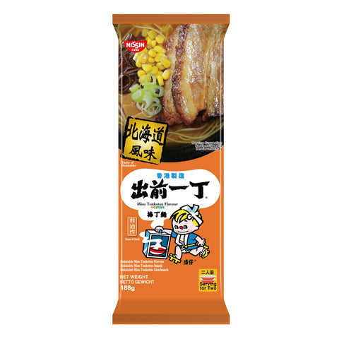 Nissin Demae ramen bar noodle - hokkaido miso tonktsu flavour 175g