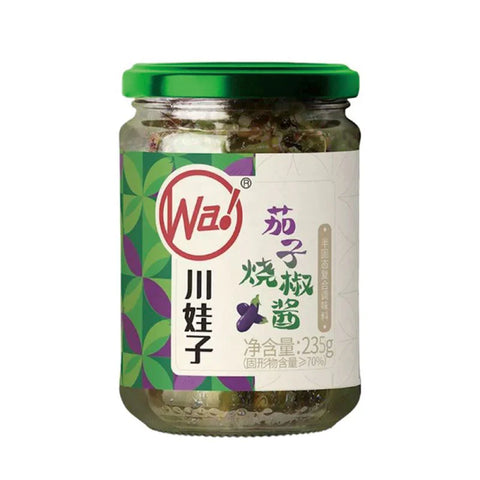 川娃子 茄子烧椒酱 235g Chilli Sauce with Eggplant