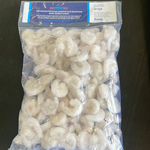 Dayseaday Small and medium-sized South American white shrimp P&amp;D 41/50 800g