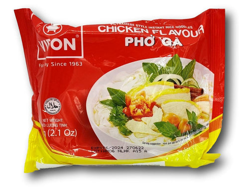 VIFON Vietnamesiska kycklinginstant risnudlar 60g phở gà