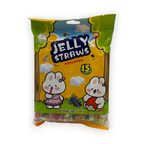 TXMM Assorted Fruit Jelly Bars 4 Flavors 300g Orange Rabbit Pack