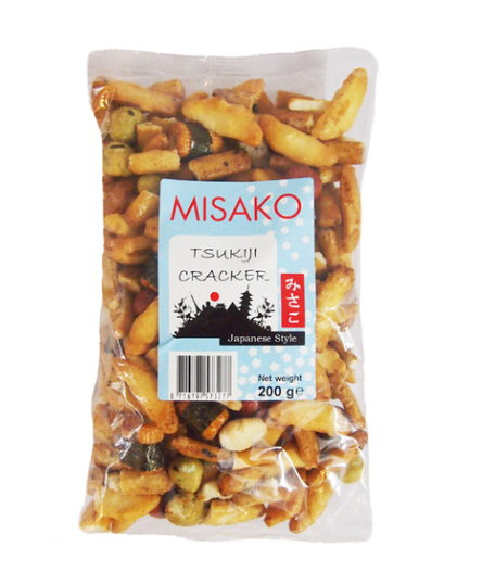 MISAKO Crispy Mixed Nut Snacks 80g NORI Rice &amp; Peanut Cracker