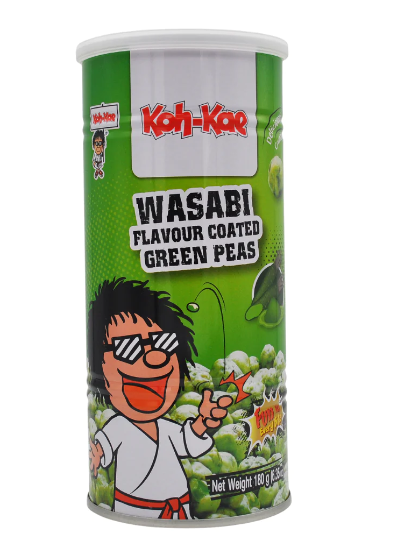 Koh-kae päällystetty vihreä herne Wasabi 180g
