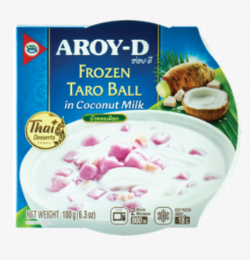 AROY-D 冷冻椰奶芋圆甜品 180g Dessert, Taro ball, in coconut milk