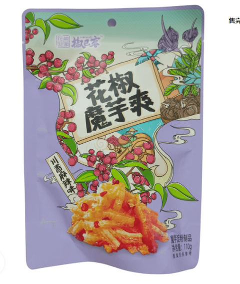 椒巴客 花椒魔芋爽 110g