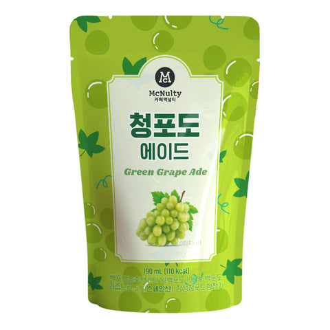 Korean vihreän rypäleen makuinen juoma 190 ml vihreän rypäleen ade