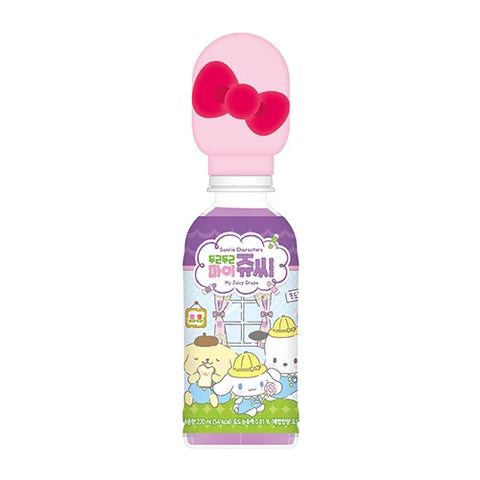 Measty 我的葡萄果汁 三丽鸥角色造型瓶 220ml Measty My Grape Juicy Sanrio Characters Figure