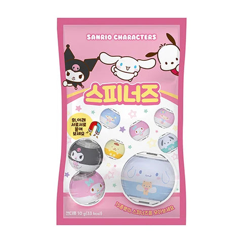 Measty 旋转球 三丽鸥角色果汁糖果软糖 10g Measty Spinner Balls Sanrio Characters Jelly Beans