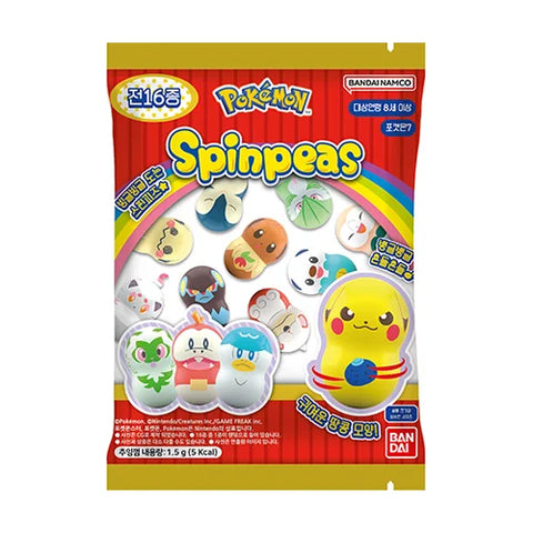 Measty Spinpeas 宝可梦公仔 口香糖 1.5g Measty Spinpeas Figure Pokemon 7 Gum