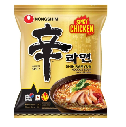 Instant Noodles Shin Ramyun Chicken Spicy Flavor 120g