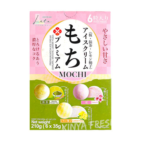 LETA Japan Daifuku Ice Mochi Ice Cream Mixed Flavor 210g