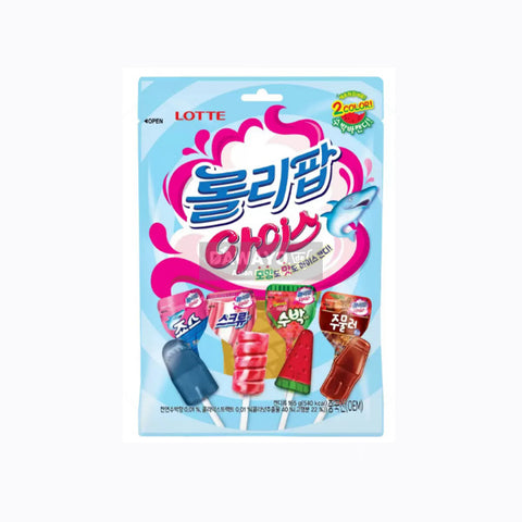 乐天水果什锦棒棒糖 132g LOTTE Lollipop Ice Candy