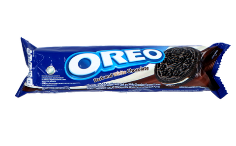 OREO Chocolate Sandwich -keksejä rullassa - tumma-valkosuklaamaku 119,6 g