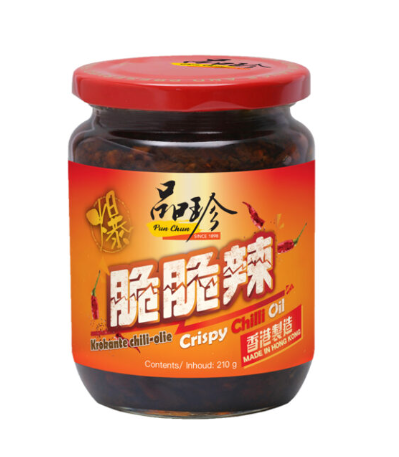 品珍 脆脆辣辣椒油 210g Crispy Chilli Oil