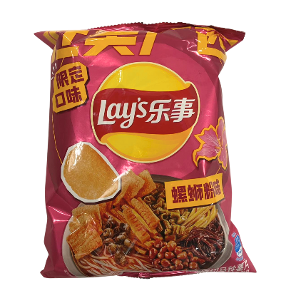 乐事薯片 广西螺蛳粉味 70g Potato chips snail noodle flavor