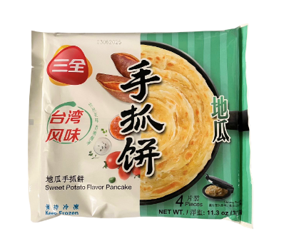 三全 地瓜手抓饼 320g Potato flavor pancake