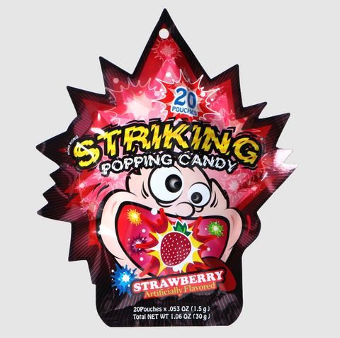 Popping Candy/Exploding Candy Strawberry Flavor 30g Popping Candy - Strawberry
