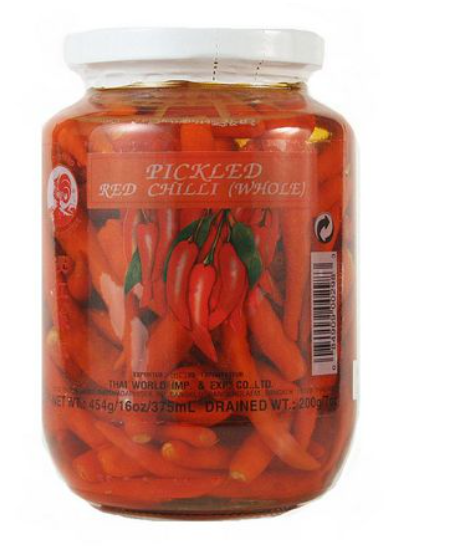 Cock Pickled Red Chilli 227g
