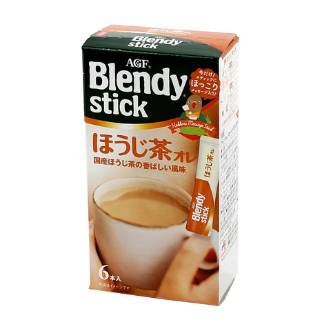 AGF blendy stick hojicha au lait 6p 66g