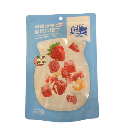 奥赛腰果酸奶山楂丁 108g Hawthorn Strawbry Cashew Yogurt