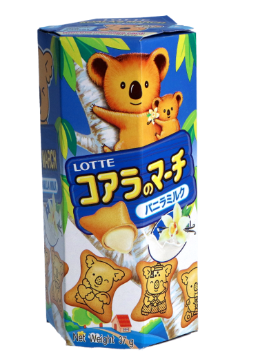 Lotte Bear Cookies Vanilla Milk Sandwich 37g