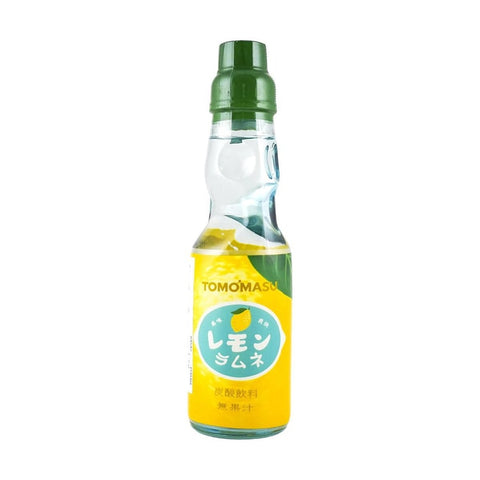 日本柠檬波子汽水 200ml Tomomasu Soft Drink Lemon Ramun