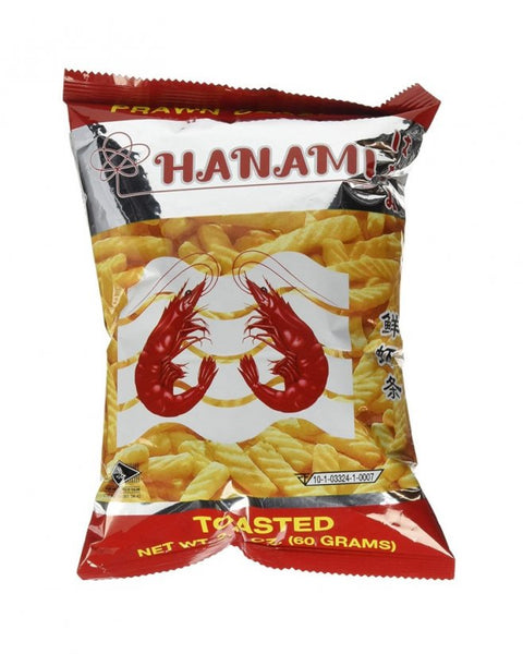 Hanami original shrimp strip 60G PRAWN CRACKER