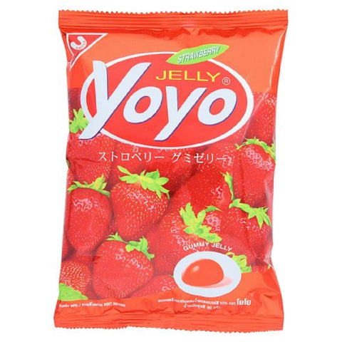 YOYO 草莓橡皮糖 80g gummy candy strawberry