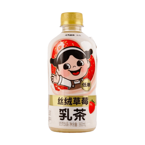 Yuanqi Forest Milk Tea Velvet Strawberry 360ml