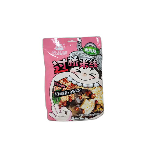 Yunpinxian plant-based spicy small pot flavor cross-bridge rice noodles 263g Instant Noodle-Spicy Flavor