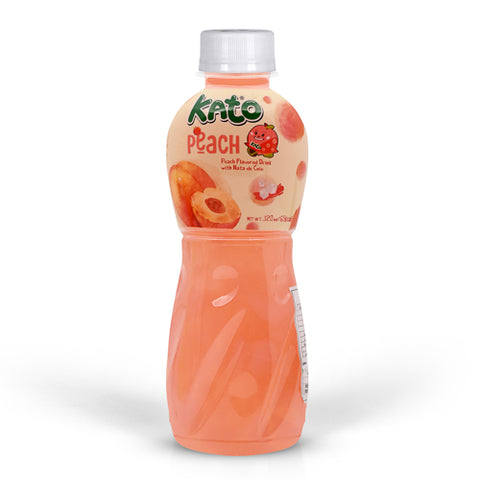 Kato persikkamehujuoma Nata de Cocon kanssa 320ml