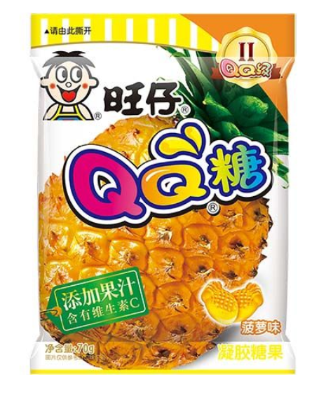 QQ糖 菠萝味 70g