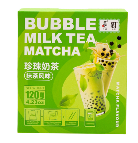 太阳门 珍珠奶茶 抹茶味 120g Bubble milk tea matcha flavor